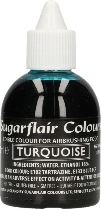 Immagine prodotto Sugarflair Tintura ad aerografo - Turchese (60 ml)