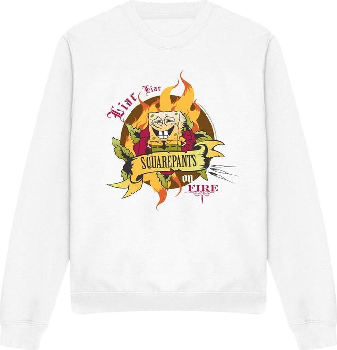 Produktbild Spongebob Squarepants Liar Liar Pants On Fire Sweatshirt (M)