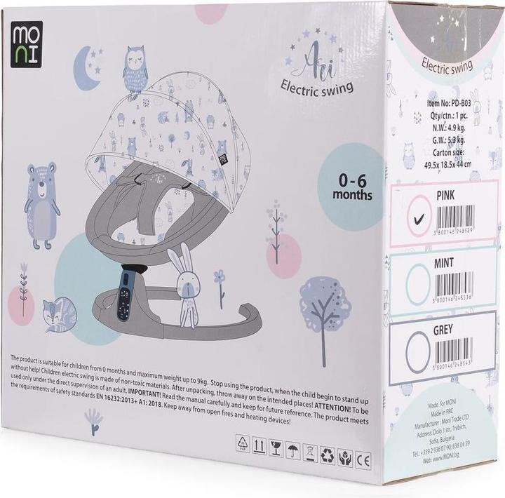 Actual product image Cangaroo Baby bouncer Ari music function