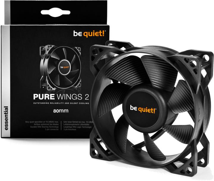 Actual product image be quiet! Pure Wings 2 (80 mm, 1 x)