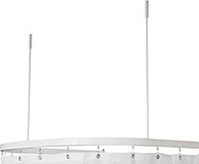 Produktbild Van Der P Flad skinne U-form 90x90x90 cm - Vinkelstang 90x90x90cm kompl.m.loftstøtte/ringe 15x33mm H