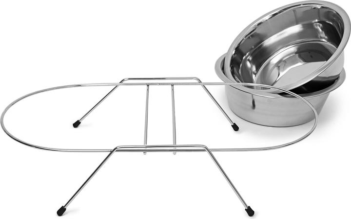 Immagine prodotto Relaxdays Ciotola per cani set doppio (0.40 l)
