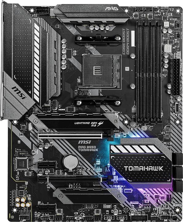 Actual product image MSI MAG B550 TOMAHAWK (AM4, AMD B550, ATX)