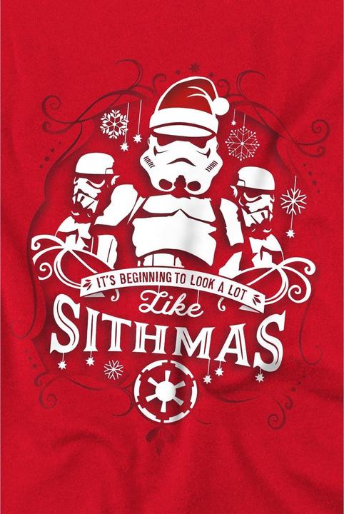 Actual product image Star Wars Mens Beginning To Look A Lot Like Sithmus Christmas T-Shirt (L)