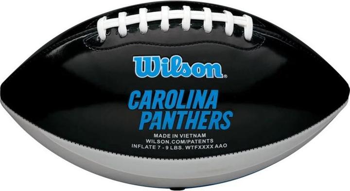 Actual product image Wilson NFL Team Peewee Carolina Panthers Mini Jr Ball