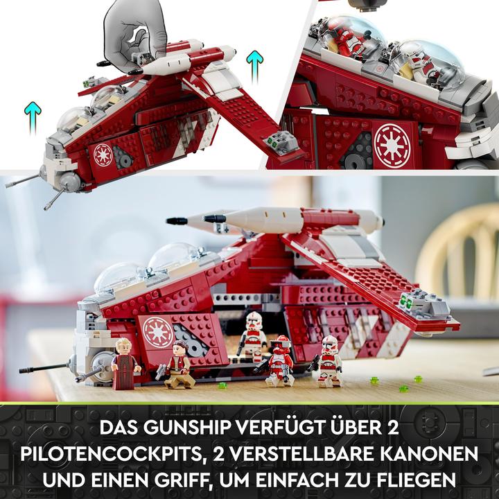 Actual product image LEGO Star Wars Gunship of the Coruscant Guards (75354, LEGO Star Wars)