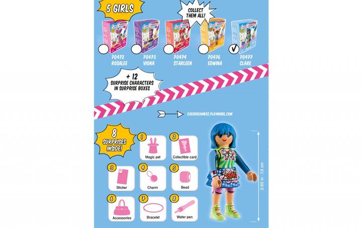 Actual product image Playmobil Clare "Comic World" (70477, Playmobil EverDreamerz)