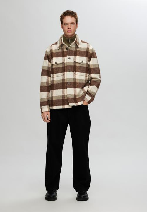 Image du produit Selected Homme Shacket à carreaux (M)