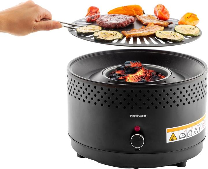 Image du produit InnovaGoods Barbecue portable au charbon sans fumée CleanQ