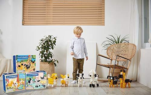 Actual product image Clics Klocki clicformers yellow & baltas friends 74 elementai