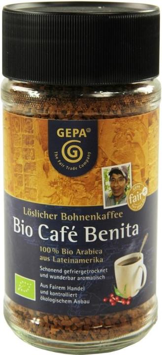 GEPA Cafe Benita, café soluble de qualité supérieure (100 g)