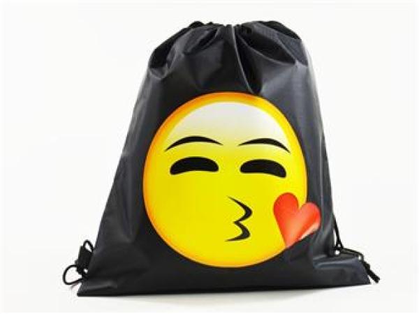 Actual product image Kögler Emoticon, MOGee Sports Bag, 39 X 34 cm, Kiss with Heart