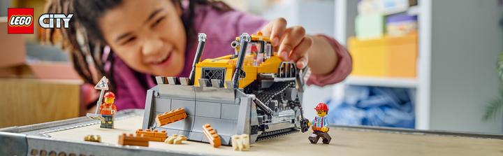Actual product image LEGO Gelber Bulldozer mit Frontlader (60466, LEGO City)