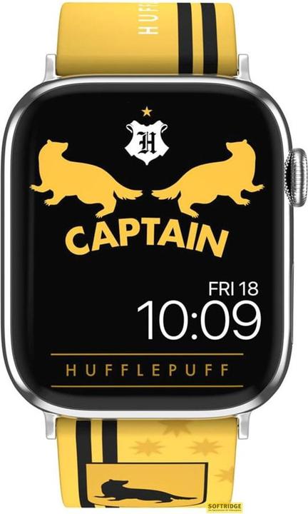 Produktbild Moby Fox Harry Potter bracelet pour smartwatch House Pride II - Hufflepuff (Schweiss- und UV-beständig, Hochwertiges Silikon)