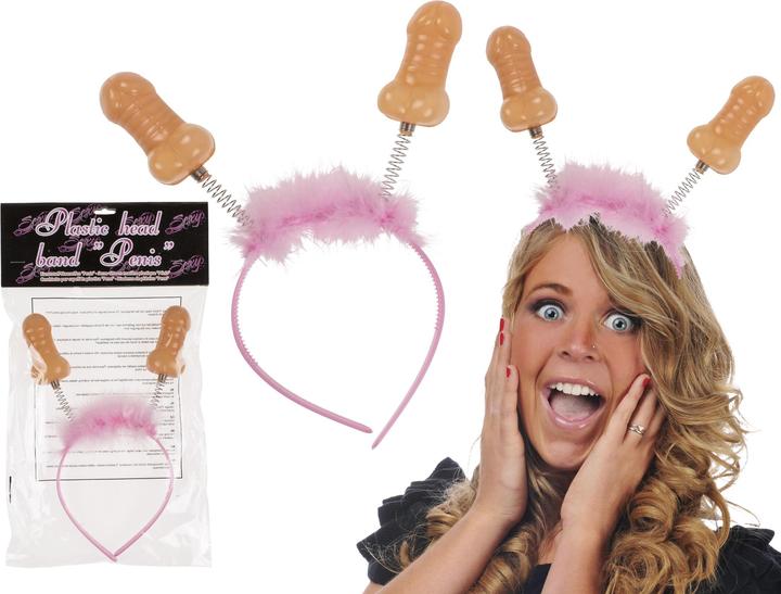 Actual product image Out of the blue Funny Penis Headband