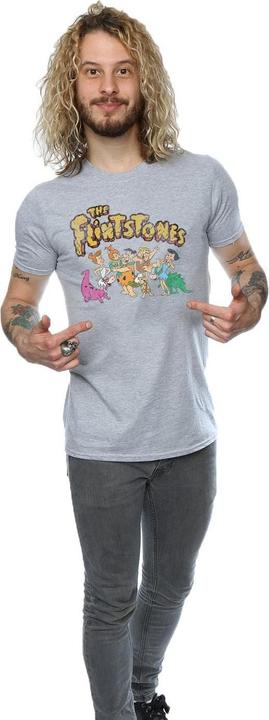 Produktbild The Flintstones Group Distressed TShirt (L)