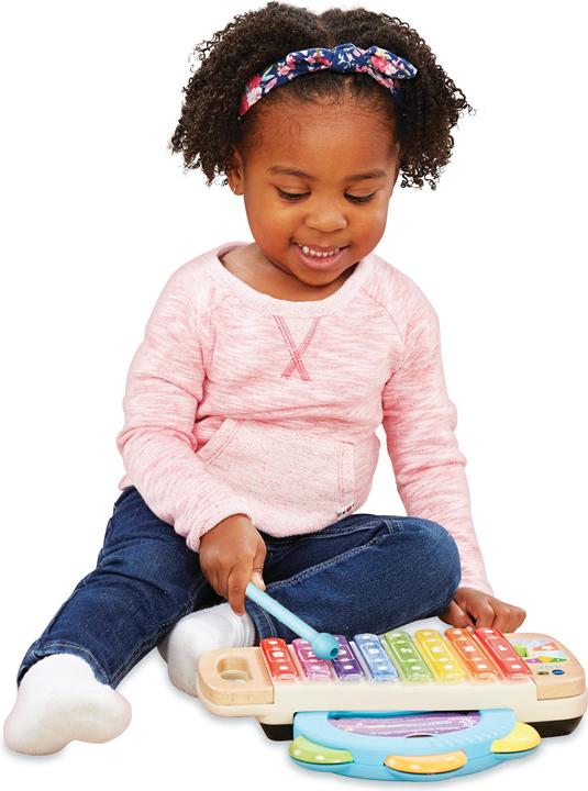 Produktbild VTech Xylo-Tambourin lumi magique (jouet bois FSC ®) (Französisch)
