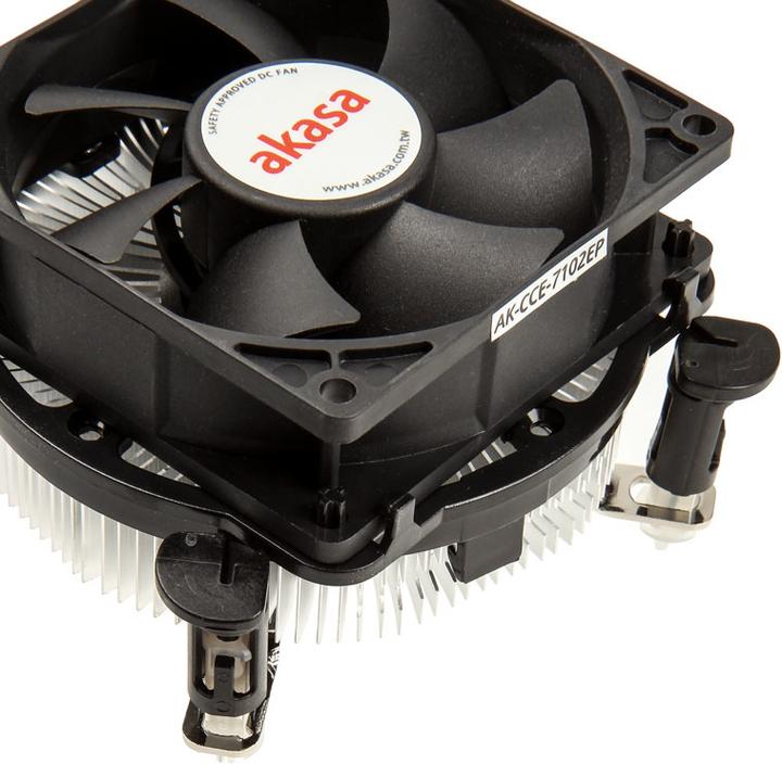 Produktbild Akasa Dual Socket Low Noise PWM CPU-Kühler für 775/115X (53 mm)