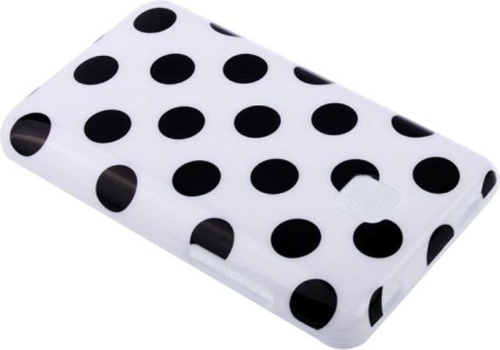 Actual product image König Design Protective cover TPU dots Case for mobile LG Optimus L3 II / E430 (Optimus L3)