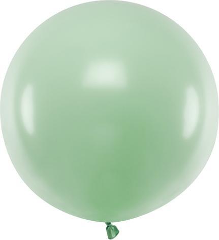 Produktbild Partydeco Round Balloon 60cm, Pastel Pistachio (1 pkt / 1 pc.)