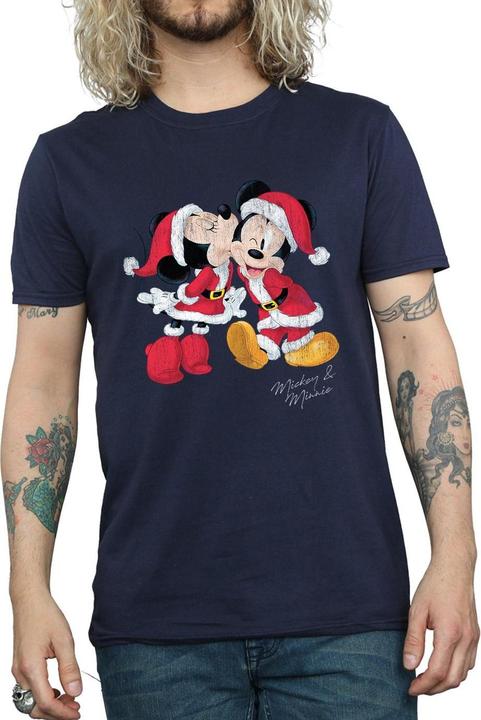Image du produit Disney - T-shirt MICKEY AND MINNIE CHRISTMAS KISS - Homme (XXL)
