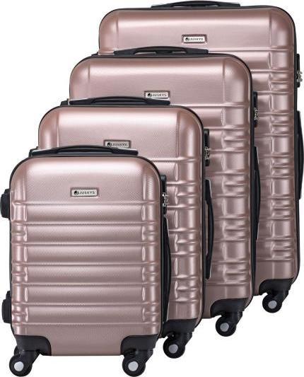 Produktbild Juskys Hartschalen Kofferset Rom (120 l, Handgepäck (bis 50l), M (50 - 90l), L (90 - 115l), XL (ab 115l))