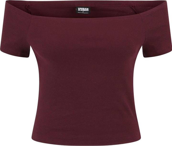 Actual product image Urban Classics Ladies Off Shoulder Rib Tee 2-Pack - 60065 (M)