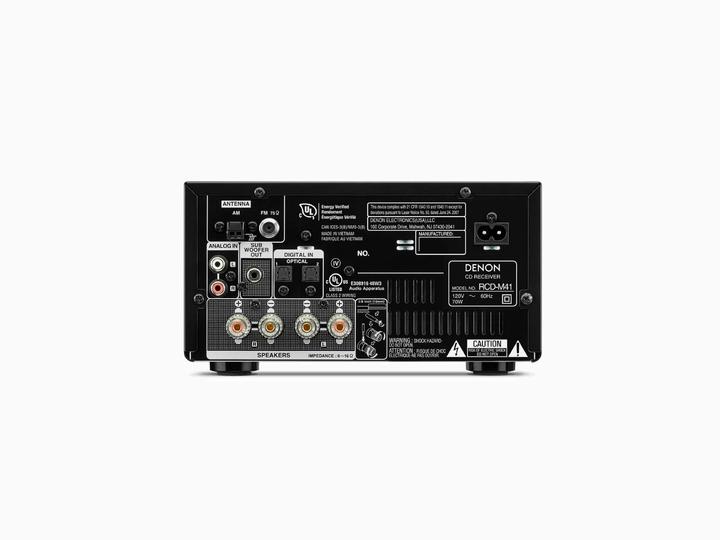 Produktbild Denon RCDM41BKE2 (Bluetooth, CD Player, 1x 60 W)