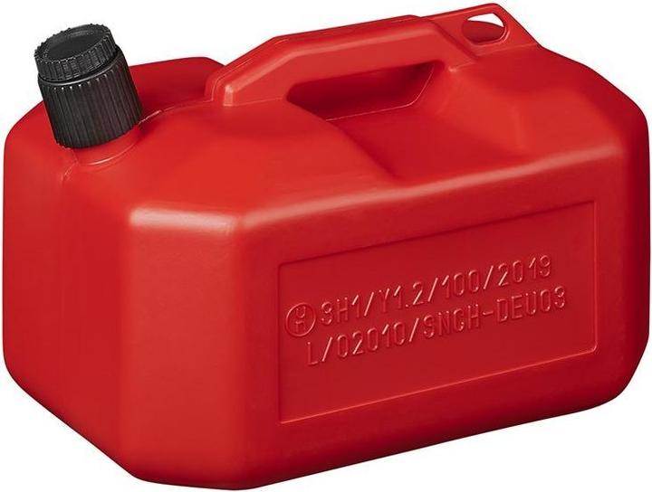 ProPlus Benzinkanister 10L Kunststoff rot UN-geprüft (niedriges Modell)