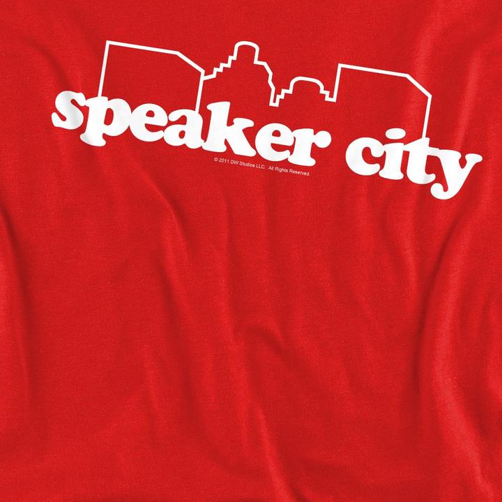 Actual product image Old School Unisex Adult Speaker City Logo Sweatshirt (L)