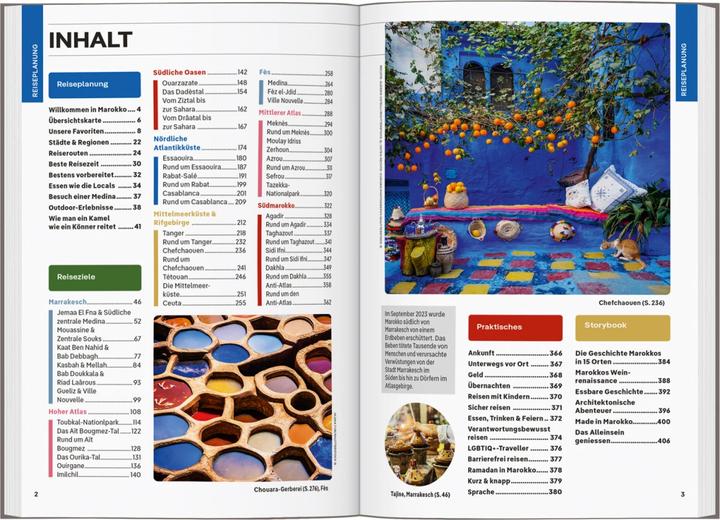 Image du produit Reiseführer Marokko (Allemand, Sally Kirby, Sarah Gilbert, Mandy Sinclair, Tara Stevens, Helen Ranger, 2024)