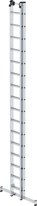 Produktbild Munk Sprossen-Schiebeleiter 2-teilig mit nivello-Traverse 2x16 Sprossen (Anlegeleiter, 3 cm)