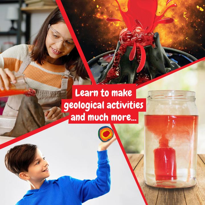 Immagine prodotto Science4you Esperimento con il vulcano per bambini dagli 8 anni - Vulcano da tavolo per bambini: costruisci la
