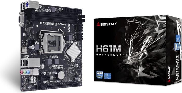 Biostar H61MHV3 H61 (LGA 1155, Intel H61, mATX)
