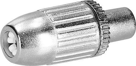 Actual product image Axing IEC plug CKS 5-00 In cast housing, axial (Antenna cable)
