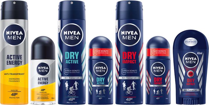Immagine prodotto Nivea Men Attivo secco (Getto vaporizzato, 150 ml)