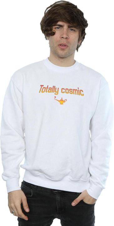 Actual product image Disney Mens Aladdin Totally Cosmic Sweatshirt (L)