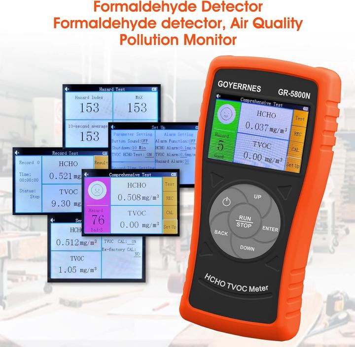Immagine prodotto Goyerrnes Formaldehyd- und Luftqualitätsdetektor GR-5800N