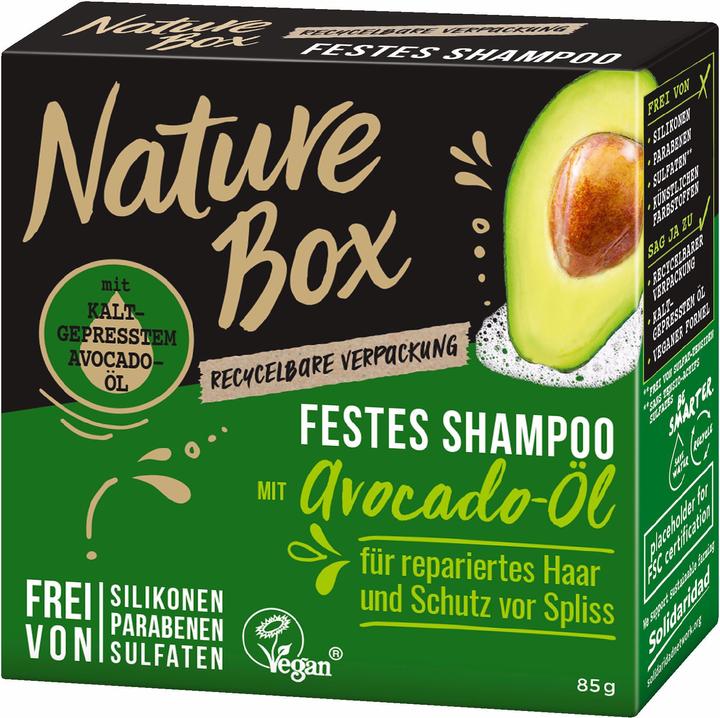 Nature Box Avocado oil (Solid shampoo)