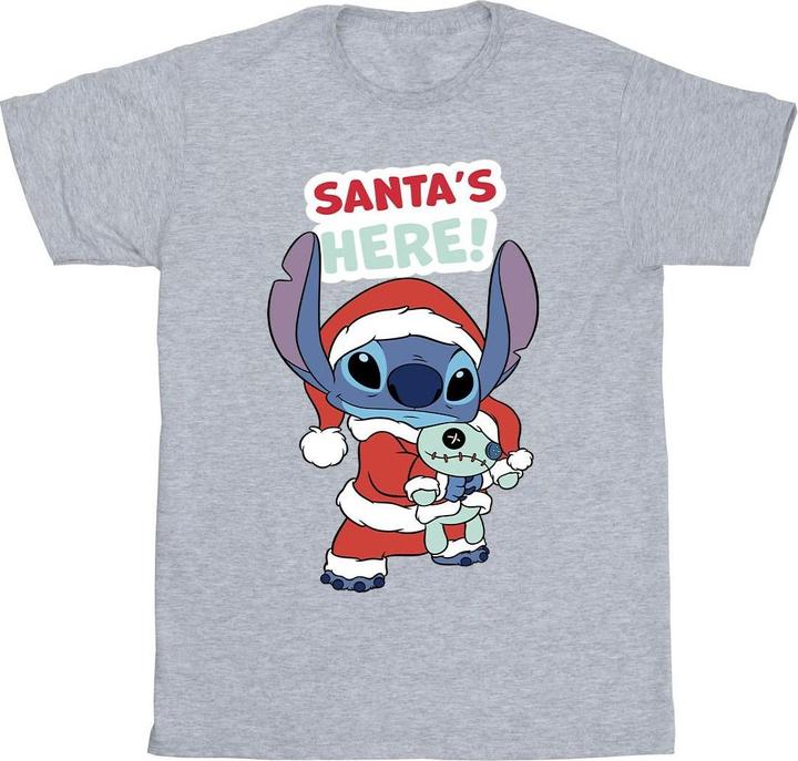 Produktbild Disney Lilo & Stitch Santa's Here TShirt (S)