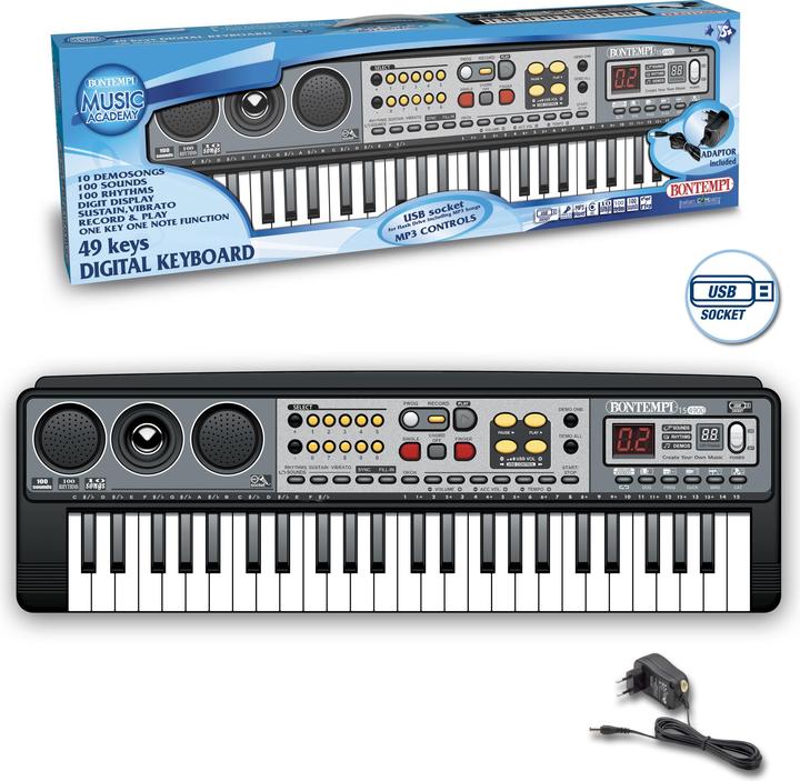 Immagine prodotto Bontempi Tastiera digitale nera