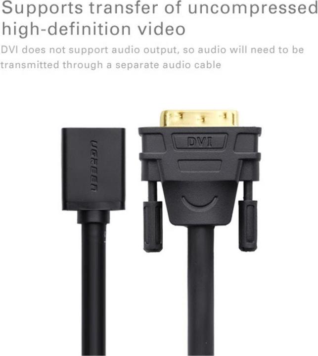 Produktbild Ugreen DVI auf HDMI Adapter / HDMI auf DVI Adapter (0.15 m, HDMI)