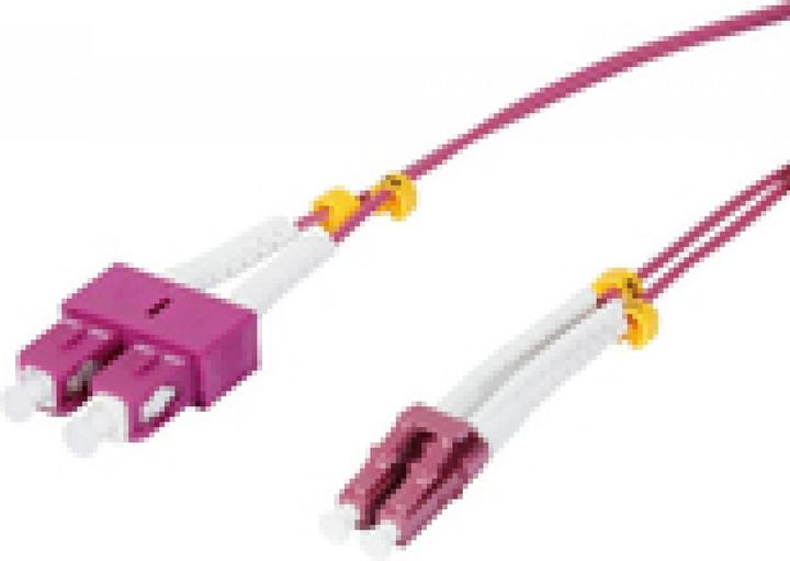Productafbeelding Synergy 21 Kabel glasvezel patch 1,0m LC-SC, 50/125um,OM4, AD=2mm, flexibele buigbescherming *Synergy21* (CAT7, 1 m)