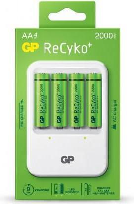 Immagine prodotto GP Batteries Caricabatterie Recyko (4 pz., AA, 2000 mAh)