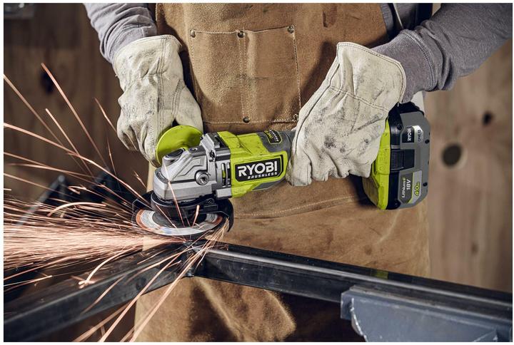 Produktbild Ryobi Akku-Winkelschleifer RAG18BL-0 (125 mm)