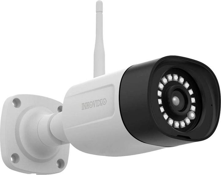 Actual product image Inkovideo Surveillance camera set WLAN IP 4 channel with 2 cameras 1920 x 1080 pixel (1920 x 1080 Pixels)