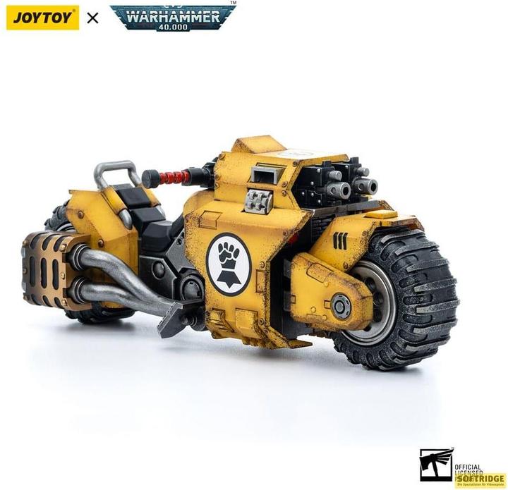 Produktbild Joy Toy Warhammer 40k véhicule 1/18 Imperial Fists Raider-pattern Combat Bike 22 cm