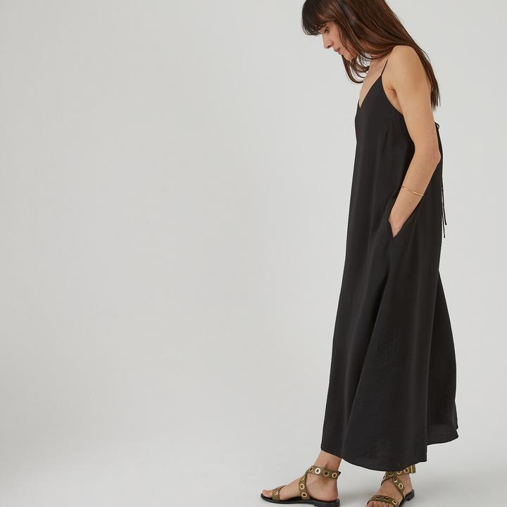 Produktbild La Redoute Collections Maxikleid mit schmalen Trägern (40)