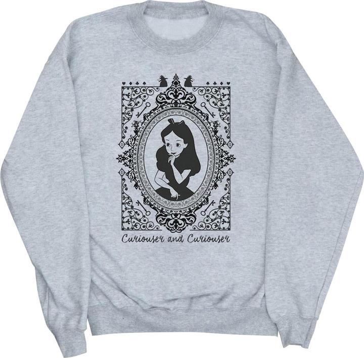 Disney Mädchen Alice im Wunderland Rahmen Sweatshirt