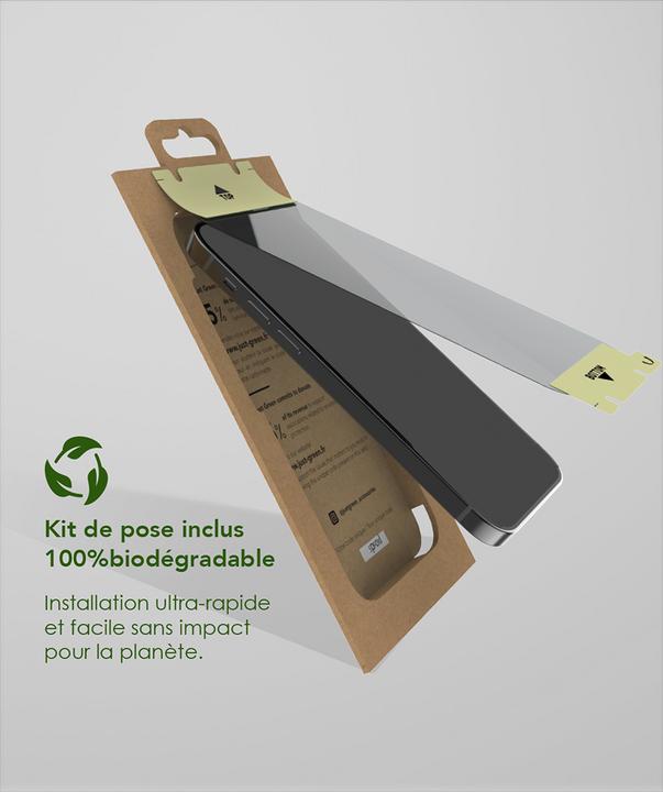 Actual product image Just Green Bio Screen Protector (1 Piece, Apple iPhone 12, Apple iPhone 12 Pro)